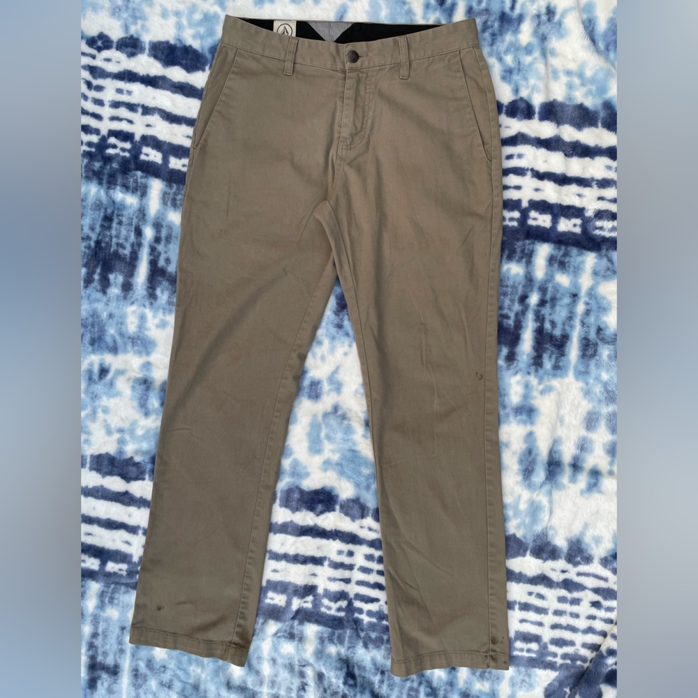 Light Tan Khaki PacSun Volcom Pants Size 28